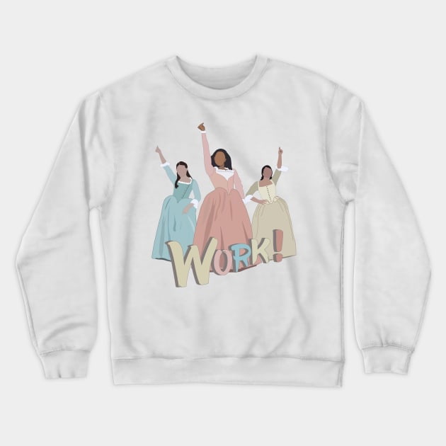 The Schuyler Sisters Crewneck Sweatshirt by sydneyurban